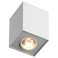 Oprawy, klosze i abażury - Sufitowa Lampa Metalowa Quadro H-Sl 89200-Wh Minimalistyczna Biała - miniaturka - grafika 1