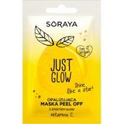 Maseczki do twarzy - Soraya Just Glow Opalizująca Maska peel-off z efektem Glow z witaminą C 1szt 6g - miniaturka - grafika 1