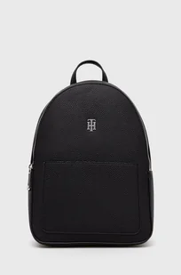 Tommy Hilfiger plecak damski kolor czarny mały gładki - Plecaki - miniaturka - grafika 1