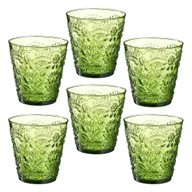 Szklanki - Komplet szklanek zielonych 270 ml 6 sztuk AVORIO - miniaturka - grafika 1