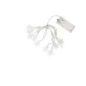 Oświetlenie świąteczne - Girlanda śnieżynki 10 LED multikolor 165 cm - miniaturka - grafika 1