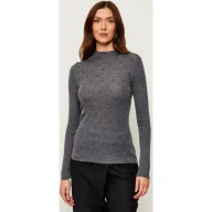 Swetry damskie - Liu Jo Wełniany Półgolf Slim Fit - miniaturka - grafika 1