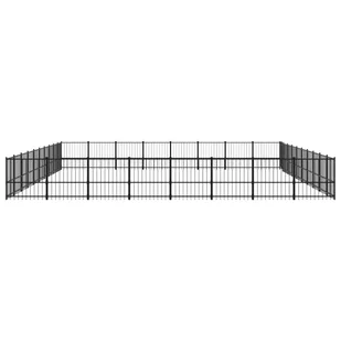 Lumarko Kojec dla psa na zewnątrz, stalowy, 75,27 m²! - Budy dla psów - miniaturka - grafika 5