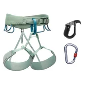 Sprzęt wspinaczkowy - Damski zestaw wspinaczkowy Black Diamond W Momentum Hrnss Pilot Package Rozmiar: XS / Kolor: czarny - miniaturka - grafika 1