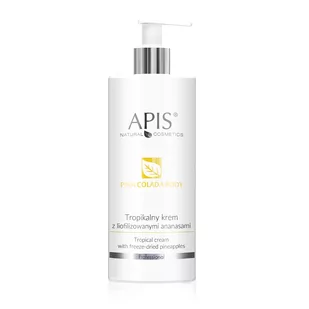 Apis Professional Tropikalny krem z liofilizowanymi ananasami Professional Pina Colada Antycellulit 500 ml - Balsamy i kremy do ciała - miniaturka - grafika 1