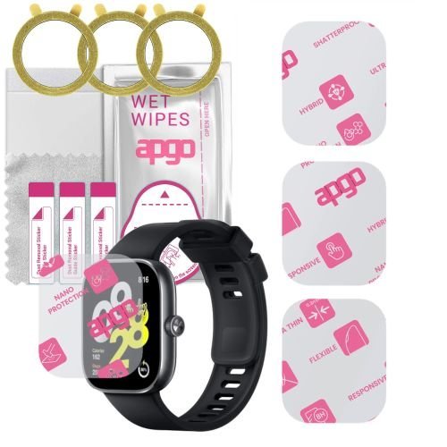 3x szkło Hybrydowe do Xiaomi Redmi Watch 4, zamiennik hartowanego, flexible