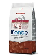 Sucha karma dla psów - MONGE Mini Puppy Jagnięcina z ryżem i ziemniakami 800 g - miniaturka - grafika 1