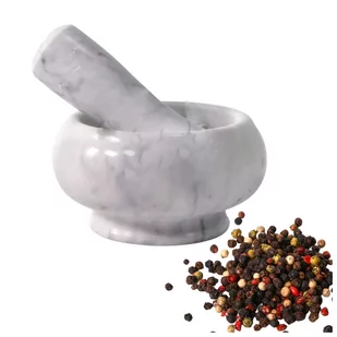 KAMIENNY MOŹDZIERZ KUCHENNY Z TŁUCZKIEM MAŁY GRANIT - Pozostałe akcesoria kuchenne - miniaturka - grafika 1