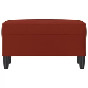 Lumarko Ławka, winna czerwień, 70x35x41 cm, tapicerowana sztuczną skórą - Ławki do przedpokoju - miniaturka - grafika 4