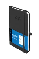 Kalendarze - Kalendarz 2025, Memofix B6, TDW, czarny - miniaturka - grafika 1