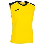 Koszulki i topy damskie - Joma Damski tank top Eco Championship t-shirt, żółty granatowy, XL - miniaturka - grafika 1