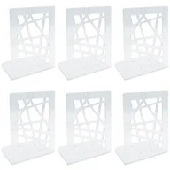 Podpórki do książek - Podpórka do książki z plexi 2mm - ażur 6 szt. - miniaturka - grafika 1
