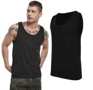 Odzież taktyczna i umundurowanie - Koszulka BRANDIT Tank Top Black  XL - miniaturka - grafika 1