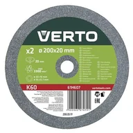 Tarcze do pił - Verto Tarcze szlifierskie 61H607 200 x 20 x 20 mm 2 sztuki) - miniaturka - grafika 1