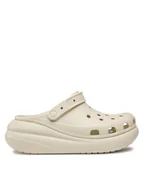 Klapki i japonki damskie - Crocs Klapki Classic Crush Clog 207521 Beżowy - miniaturka - grafika 1