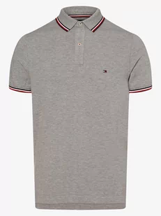 Tommy Hilfiger - Męska koszulka polo, szary - Koszulki męskie - miniaturka - grafika 1