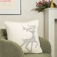 Pozostałe akcesoria świąteczne - Poszewka Dekoracyjna Świąteczna Niko Z Reniferem - miniaturka - grafika 1