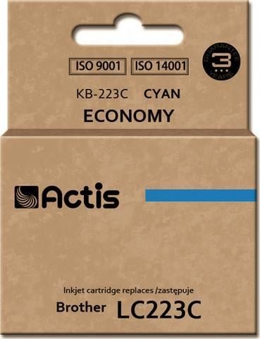 Tusz Actis Tusz ACTIS KB-223C zamiennik Brother LC223C Standard 10 ml niebieski