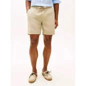 Spodenki męskie - Tommy Hilfiger Lniane szorty DOVER Regular Fit - miniaturka - grafika 1