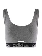 Biustonosze - Adidas Sports Underwear Damski Biustonosz z Okrągłym Dekoltem, Szary, XXL - miniaturka - grafika 1