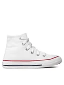 Buty dla dziewczynek - Converse Trampki Chuck Taylor All Star Hi 3J253 Biały - miniaturka - grafika 1