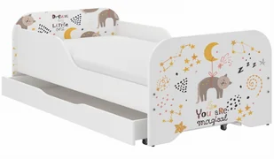 Łóżko dziecięce MIKI 140x70 KOTEK - Łóżeczka i kojce - miniaturka - grafika 1