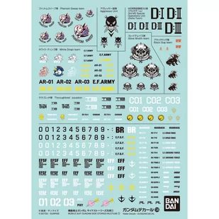 GUNDAM DECAL 136 MSG SIDE STORIES MULTIUSE 1 - Figurki dla dzieci - miniaturka - grafika 1