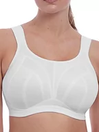 Biustonosze - Freya Damski sportowy biustonosz Dynamic Soft Cup Converting Strap Style Wireless Bra, biały, 80J - miniaturka - grafika 1