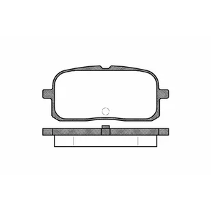 Klocki hamulcowe - komplet REMSA 0715.00 - Klocki hamulcowe - miniaturka - grafika 1