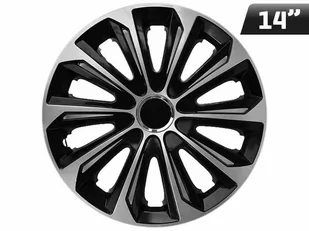 Kołpaki EXTRA STRONG silver - black 14", 4 szt. - Kołpaki samochodowe - miniaturka - grafika 1