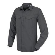 Koszule męskie - Helikon - Koszula Defender Mk2 Gentleman Shirt® - Melange Black / Grey - KO-DGM-PO-0119Z - miniaturka - grafika 1