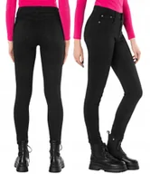 Spodnie damskie - Czarne Jeansy Rurki Spodnie Damskie 7833 W28 - miniaturka - grafika 1