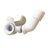 Syfony - Syfon brodzikowy z grzybkiem z tworzywa chromowanym fi50 czyszczony od góry - miniaturka - grafika 1