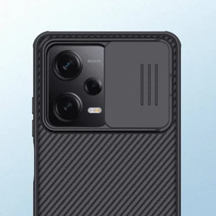 Nillkin CamShield Pro Case etui do Xiaomi Redmi Note 12 Pro / Poco X5 Pro 5G pokrowiec z osłoną na aparat czarne - Etui i futerały do telefonów - miniaturka - grafika 15