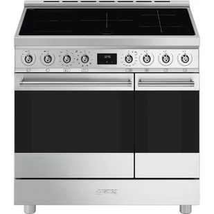 Kuchenka elektryczna SMEG C92IPN2 Srebrny - Kuchenki elektryczne - miniaturka - grafika 1