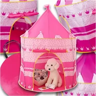 Namioty i tipi dla dzieci - NAMIOT DLA DZIECI PAŁAC KSIĘŻNICZKI ZAMEK DOMEK DUŻY RÓŻOWY PREZENT - miniaturka - grafika 1