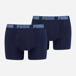 Komplet męskich majtek 2 sztuki Puma Basic Boxer 2P 90682333 S Ciemnogranatowy (8718824907956) - Majtki męskie - miniaturka - grafika 1