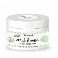 Peelingi do ciała - Nacomi Scrub & Wash pianka peelingująco-myjąca Słodka Pianka Mango 180ml - miniaturka - grafika 1