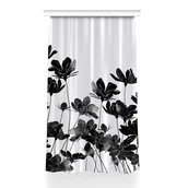 Zasłony - Zasłona gotowa wzór do pokoju 150x240 Czarna łąka, Fabricsy - miniaturka - grafika 1
