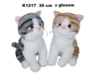 Kot z głosem 30cm MIX - Sun-Day - Zabawki interaktywne dla dzieci - miniaturka - grafika 1