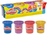 Masy plastyczne - Play-Doh 4 Pack Specialty 340 g - Shimmery Metalli - miniaturka - grafika 1