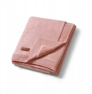 Koce i narzuty dla dzieci - BABY ONO 1671/01 KOCYK BAWEŁNIANY Z FLANELOWYM PODZSZYCIEM RÓŻOWY - miniaturka - grafika 1