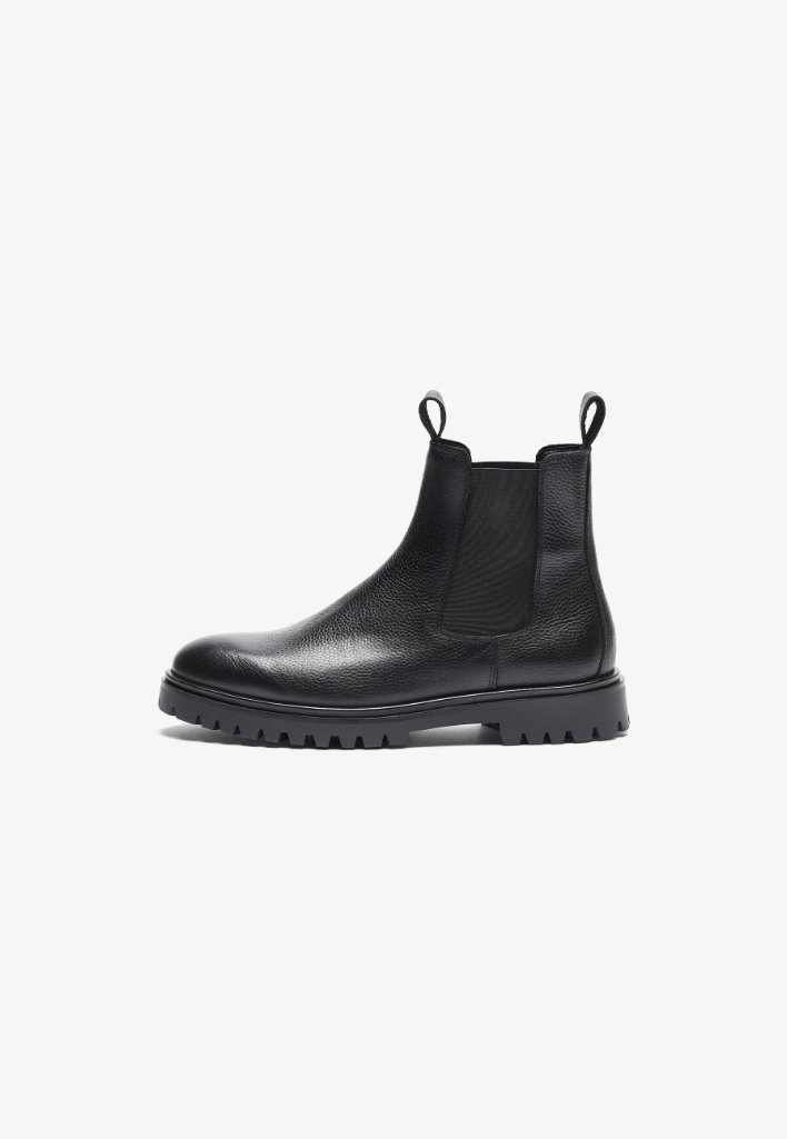 Buty Obuwie Botki Sztyblety skórzane męskie Zign 44 Czarne