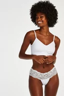 Majtki damskie - Hunkemöller Stringi typu bokserki Florence Biały - miniaturka - grafika 1