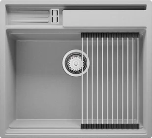 BRANDE ZONE POCKET LEFT 580-60 GRAY (szary) - Zlewozmywaki - miniaturka - grafika 1