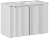 Meble łazienkowe - Zestaw meblowy 80cm z umywalką - miniaturka - grafika 1