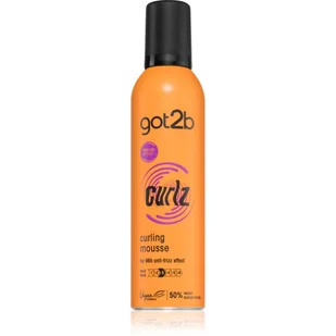 Got2B Schwarzkopf got2b pianka utrwalająca loki w musie, 1 opakowanie (1 x 250 ml) - Kosmetyki do stylizacji włosów - miniaturka - grafika 1