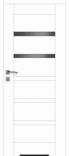 Skrzydło łazienkowe Etna Nero 80 cm, prawe, biały - Drzwi wewnętrzne - miniaturka - grafika 1