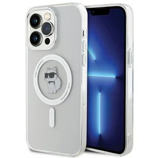 Karl Lagerfeld KLHMP15XHFCCNOT iPhone 15 Pro Max 6.7" transparent hardcase IML Choupette MagSafe - Etui i futerały do telefonów - miniaturka - grafika 1