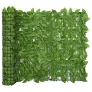 Parawany - Parawan balkonowy, zielone liście, 300x100 cm - miniaturka - grafika 1